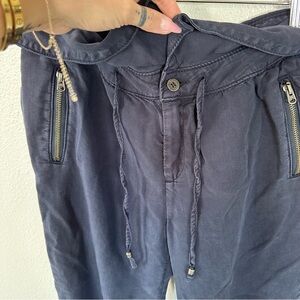 EDC by Esprit Vintage Y2K Navy Blue Super Soft Folded Waist  Cargo Joggers 32